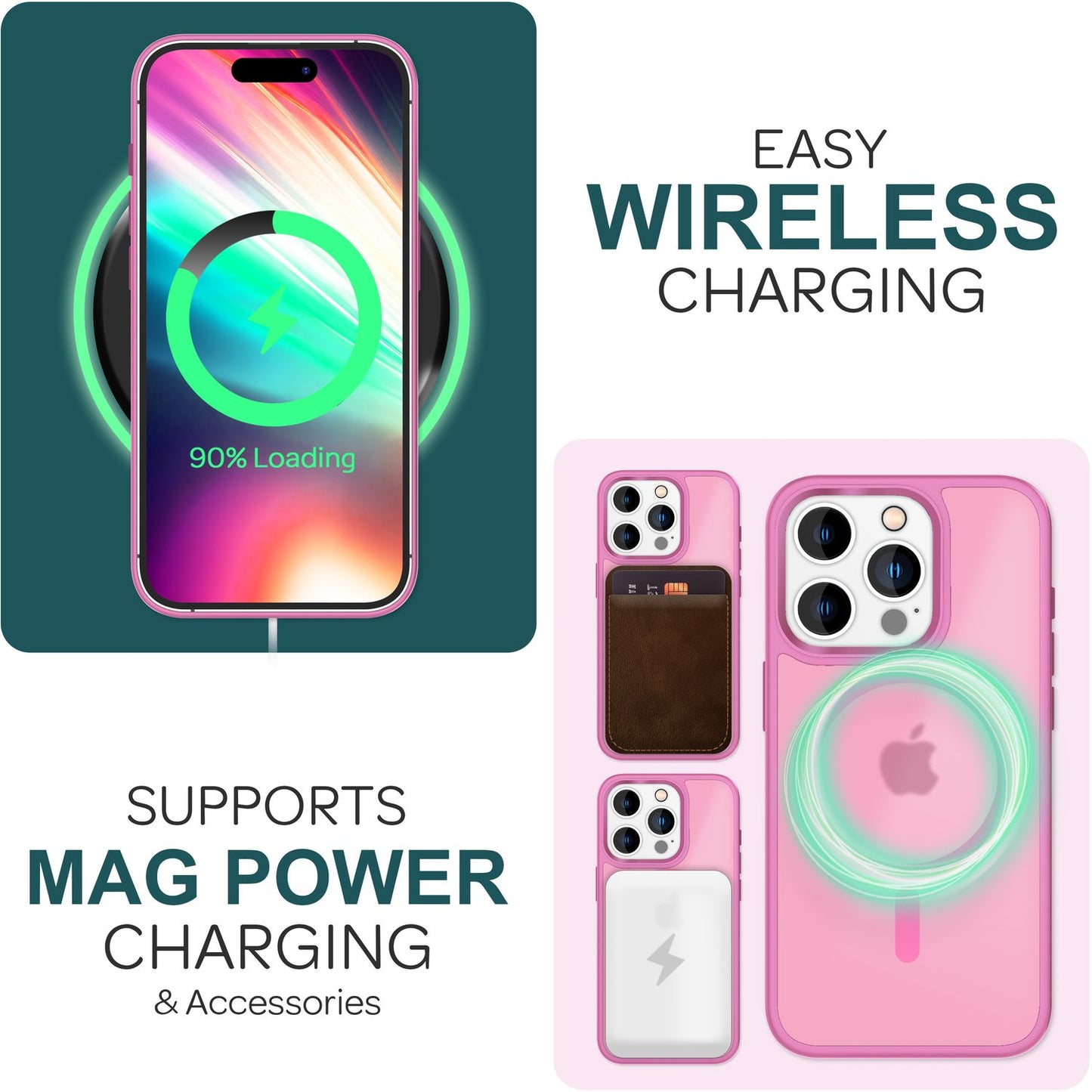 NALIA Magnet-Case für iPhone 15 Pro Max – Matt-Transparent & MagSafe Kompatibel – MATTEX (Rutschfest, Stoßfest & Anti-Fingerabdruck) – Marke aus Berlin