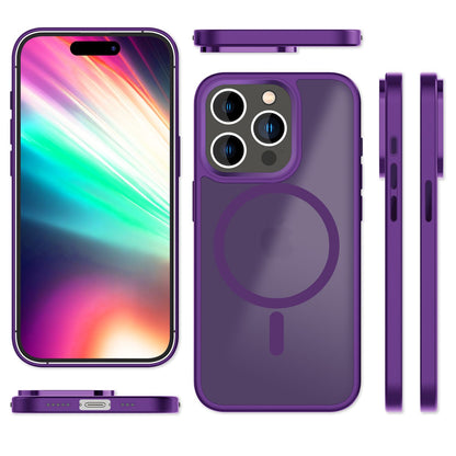NALIA Magnet-Case für iPhone 15 Pro Max – Matt-Transparent & MagSafe Kompatibel – MATTEX (Rutschfest, Stoßfest & Anti-Fingerabdruck) – Marke aus Berlin