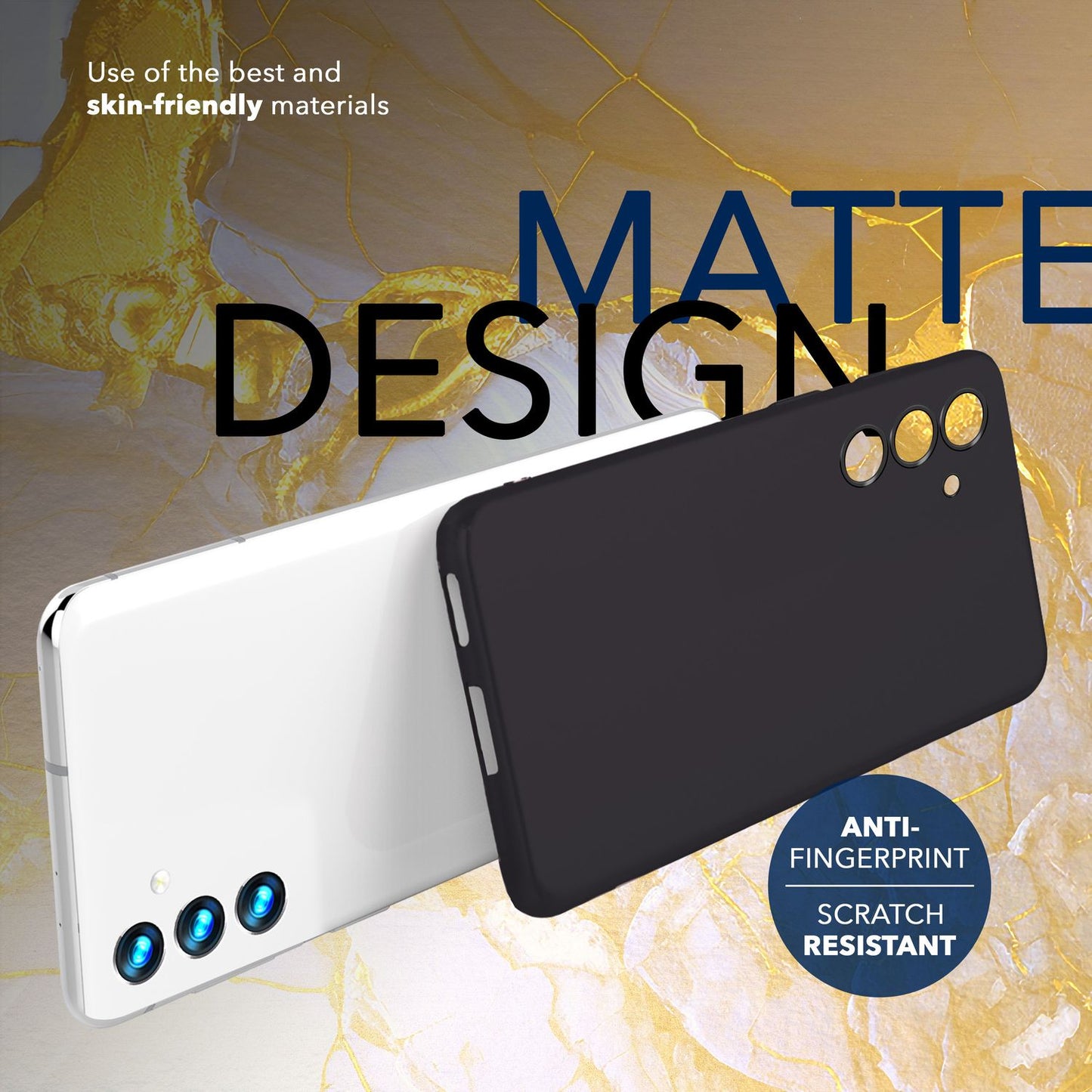 NALIA Ultra Slim Hardcase für Samsung Galaxy S24 Plus – Matt & 0.3mm Dünn – PHANTOM (Hauchdünnes Cover & Kamera-Vollschutz) – Marke aus Berlin