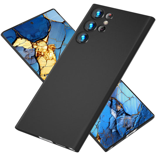 NALIA Ultra Slim Hardcase für Samsung Galaxy S24 Ultra – Matt & 0.3mm Dünn – PHANTOM (Hauchdünnes Cover & Kamera-Vollschutz) – Marke aus Berlin