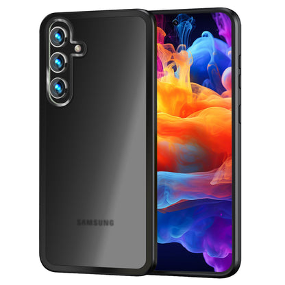 NALIA Matte Handyhülle für Samsung Galaxy S24 Plus – Stoßfester Silikon-Rahmen & Semi-Transparent – FUZION (Anti-Fingerprint Case) – Marke aus Berlin
