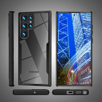 NALIA 360° Hülle für Samsung Galaxy S24 Ultra – Vergilbungsfrei & Rutschfester Matt-Rahmen – SURROUND (Full-Body Case mit Kameraschutz) – Marke aus Berlin