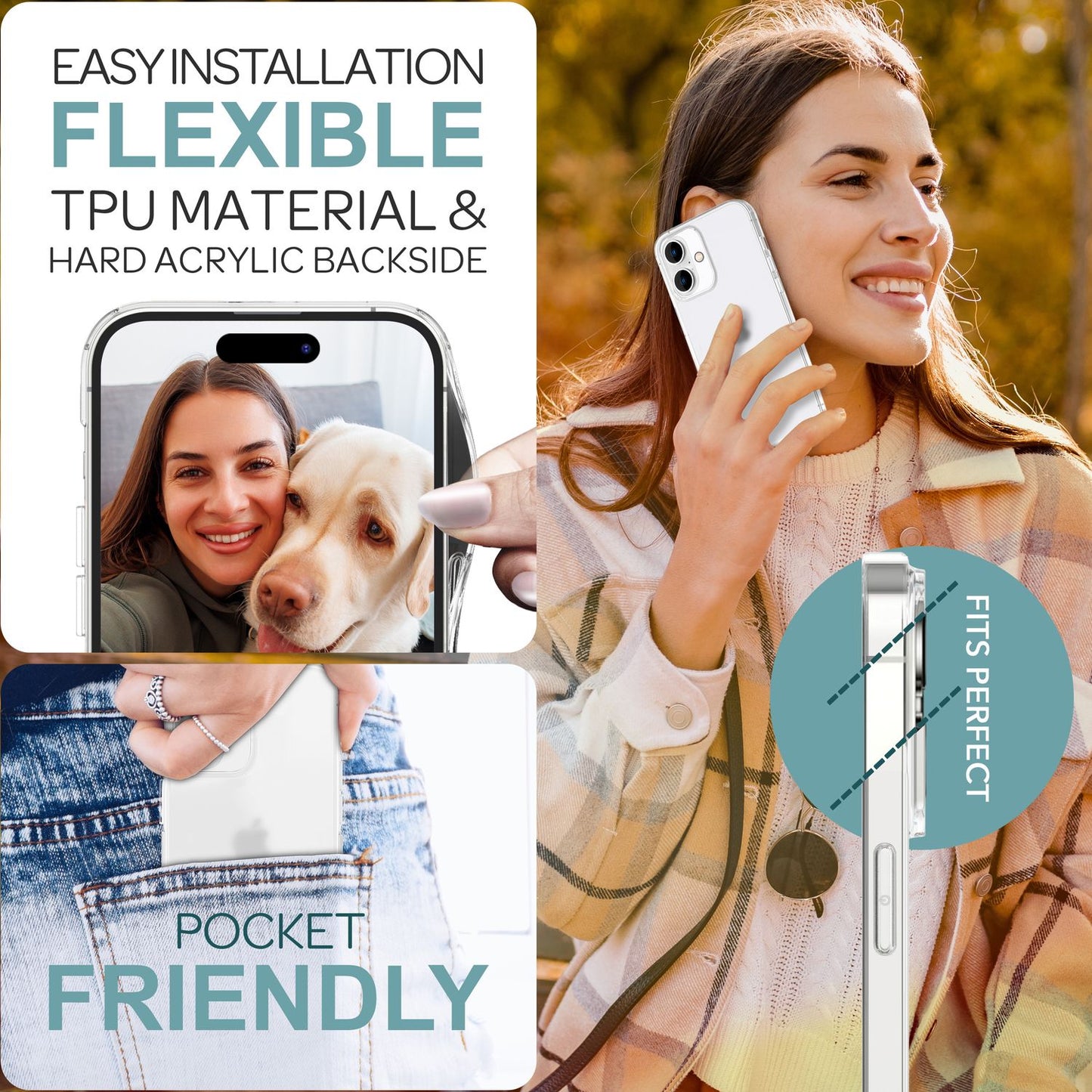 NALIA Matte Acryl Hülle für iPhone 16 Plus, Semi-Transparente Anti-Fingerabdruck Schutzhülle, Halb Klare Handyhülle