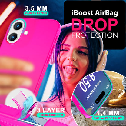 NALIA Neon Silikonhülle für iPhone 16 – Soft-Touch & Signal-Neon – NEONSHOCK (Matte Schutzhülle) – Marke aus Berlin