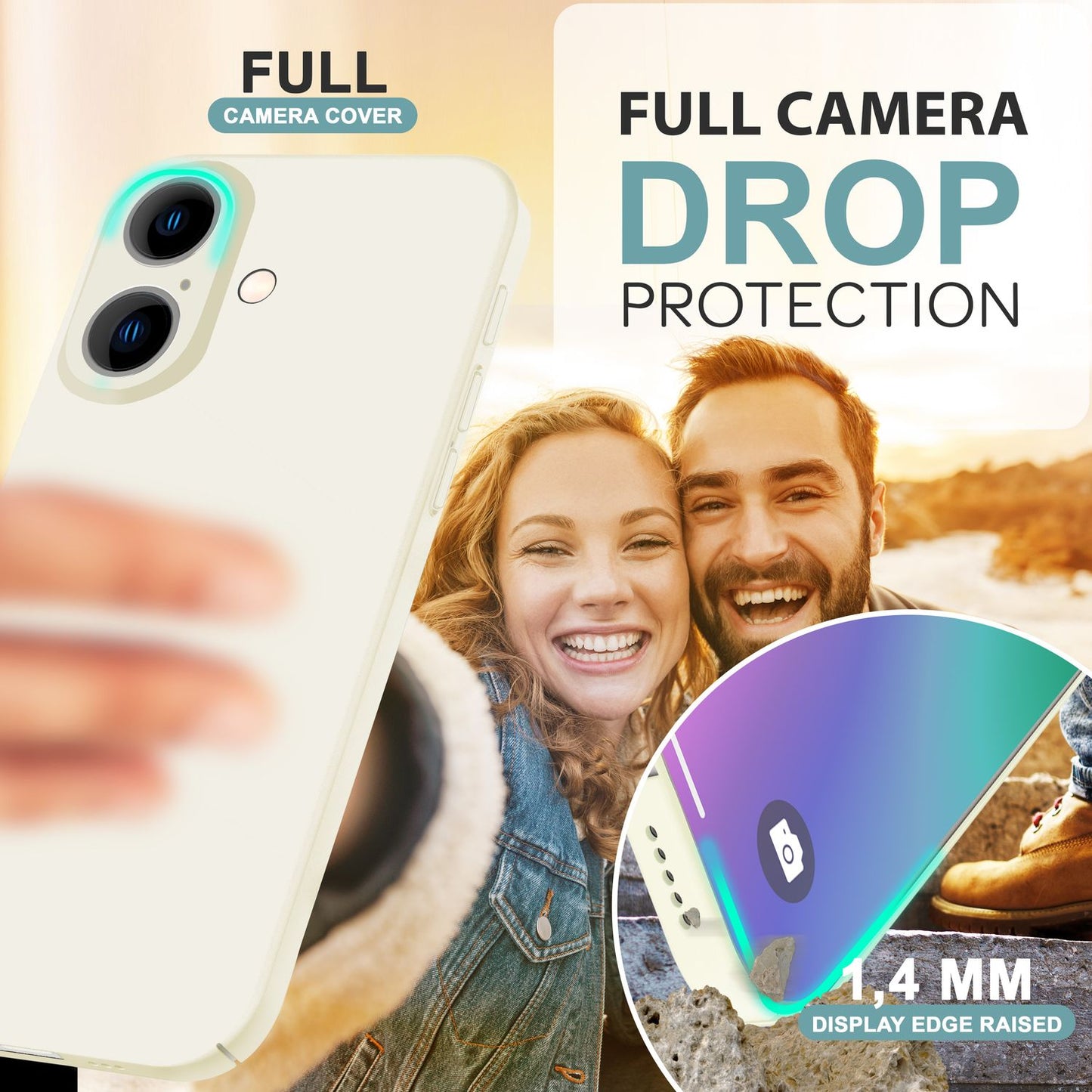 NALIA Ultra Slim Hardcase für iPhone 16 Plus – Anti-Fingerabdruck & 0.5mm Dünn – PUREFIT (Matt & Leicht) – Marke aus Berlin