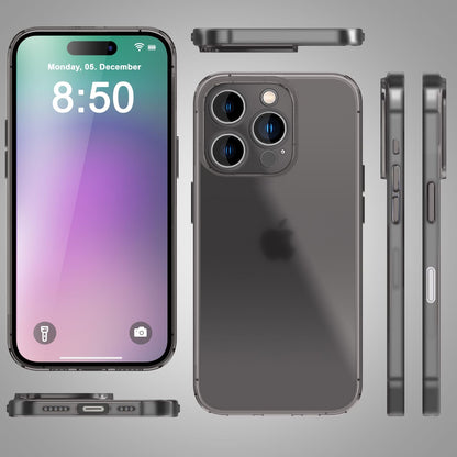 NALIA Ultra Slim Hardcase für iPhone 16 Pro – Matt-Transparent & 0.3mm Dünn – PHANTOM (Hauchdünnes Cover & Kamera-Vollschutz) – Marke aus Berlin