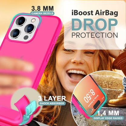 NALIA Matte Handyhülle für iPhone 16 Pro – Stoßfester Silikon-Rahmen & Semi-Transparent – FUZION (Anti-Fingerprint Case) – Marke aus Berlin