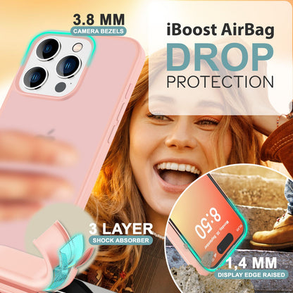 NALIA Matte Handyhülle für iPhone 16 Pro – Stoßfester Silikon-Rahmen & Semi-Transparent – FUZION (Anti-Fingerprint Case) – Marke aus Berlin