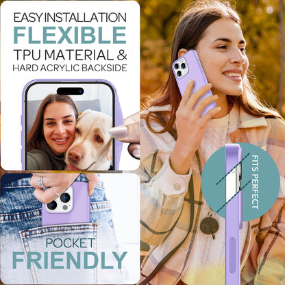NALIA Matte Handyhülle für iPhone 16 Pro Max – Stoßfester Silikon-Rahmen & Semi-Transparent – FUZION (Anti-Fingerprint Case) – Marke aus Berlin