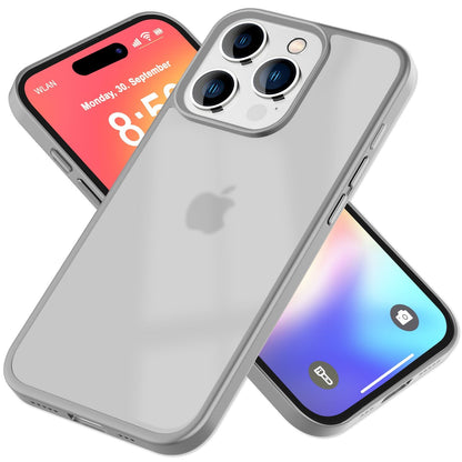 NALIA Matte Handyhülle für iPhone 16 Pro Max – Stoßfester Silikon-Rahmen & Semi-Transparent – FUZION (Anti-Fingerprint Case) – Marke aus Berlin