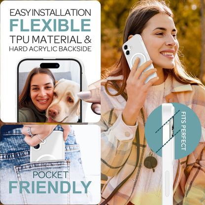 NALIA Magnet-Case für iPhone 16 – Matt-Transparent & MagSafe Kompatibel – MATTEX (Rutschfest, Stoßfest & Anti-Fingerabdruck) – Marke aus Berlin