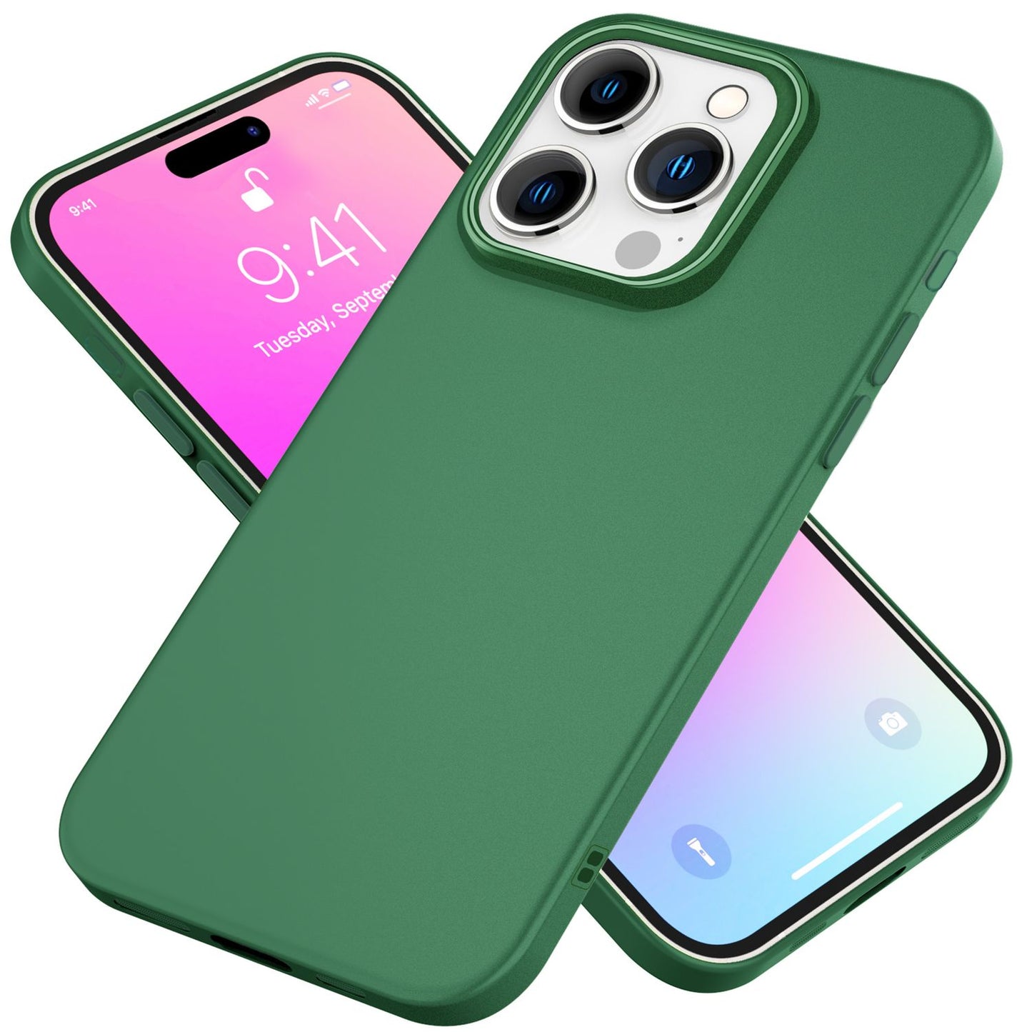 NALIA Silikonhülle für iPhone 16 Pro Max – Matt & Griffig Soft-Touch – ASTRON (Flexibles TPU Case & Stoßfest) – Marke aus Berlin