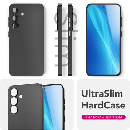 NALIA Ultra Slim Hardcase für Samsung Galaxy S25 Plus – Matt & 0.3mm Dünn – PHANTOM (Hauchdünnes Cover & Kamera-Vollschutz) – Marke aus Berlin