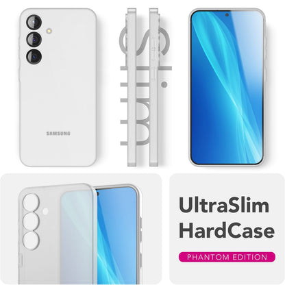 NALIA Ultra Slim Hardcase für Samsung Galaxy S25 Plus – Matt & 0.3mm Dünn – PHANTOM (Hauchdünnes Cover & Kamera-Vollschutz) – Marke aus Berlin