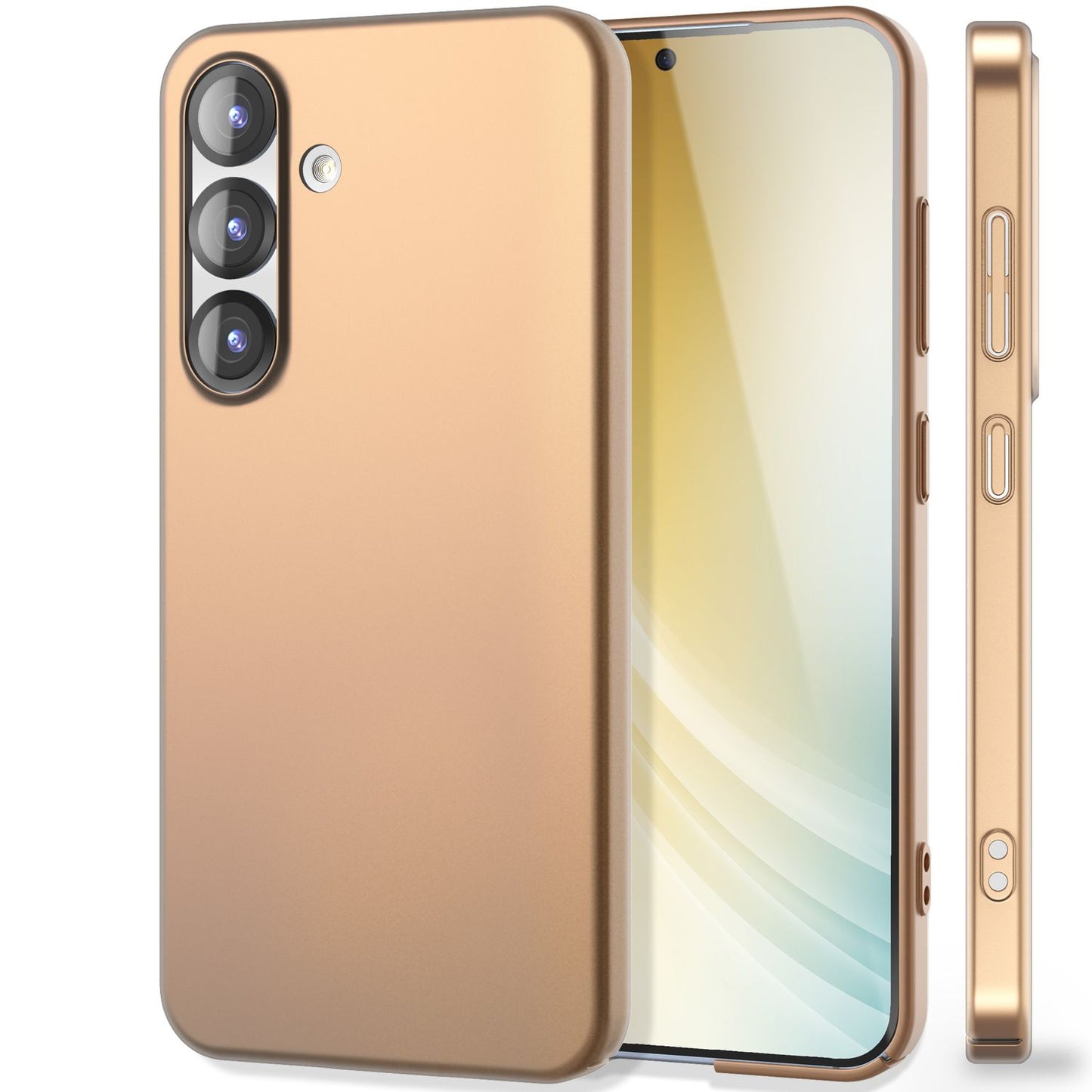 NALIA Ultra Slim Hardcase für Samsung Galaxy S25 – Anti-Fingerabdruck & 0.5mm Dünn – PUREFIT (Matt & Leicht) – Marke aus Berlin