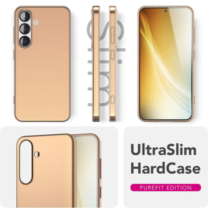 NALIA Ultra Slim Hardcase für Samsung Galaxy S25 – Anti-Fingerabdruck & 0.5mm Dünn – PUREFIT (Matt & Leicht) – Marke aus Berlin