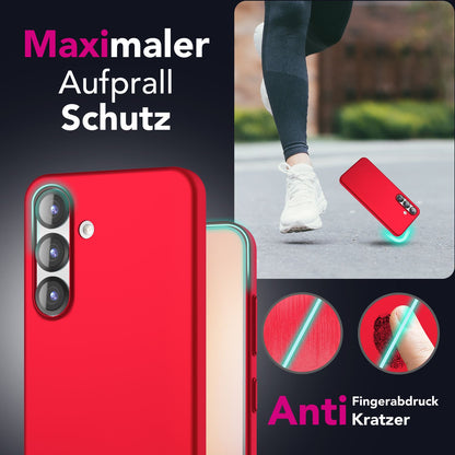 NALIA Ultra Slim Hardcase für Samsung Galaxy S25 – Anti-Fingerabdruck & 0.5mm Dünn – PUREFIT (Matt & Leicht) – Marke aus Berlin