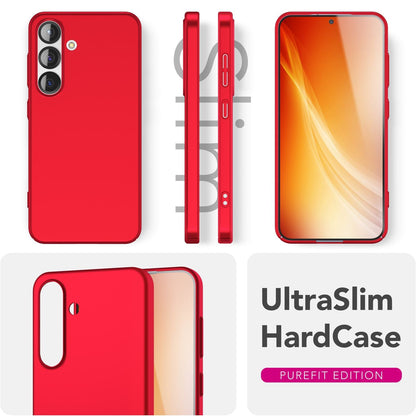 NALIA Ultra Slim Hardcase für Samsung Galaxy S25 – Anti-Fingerabdruck & 0.5mm Dünn – PUREFIT (Matt & Leicht) – Marke aus Berlin