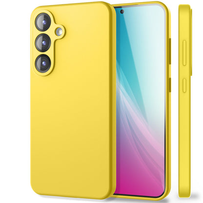 NALIA Silikonhülle für Samsung Galaxy S25 – Kameraschutz & Innenfutter – PHOENIX (Soft-Touch Case) – Marke aus Berlin