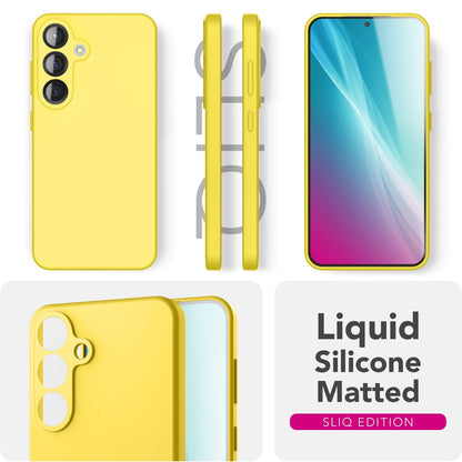 NALIA Silikonhülle für Samsung Galaxy S25 – Kameraschutz & Innenfutter – PHOENIX (Soft-Touch Case) – Marke aus Berlin