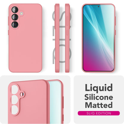 NALIA Silikonhülle für Samsung Galaxy S25 Plus – Kameraschutz & Innenfutter – PHOENIX (Soft-Touch Case) – Marke aus Berlin