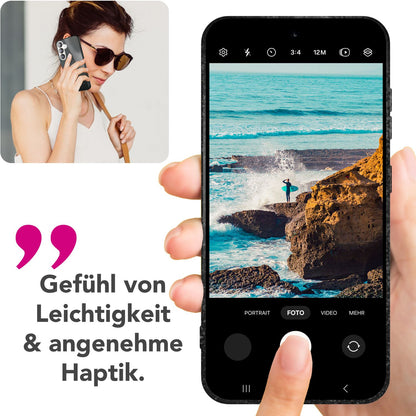 NALIA Glitzerhülle für Samsung Galaxy S25 – Funkelnder Glitzer-Look & Grip – SHINEPOP (Silikon Case) – Marke aus Berlin