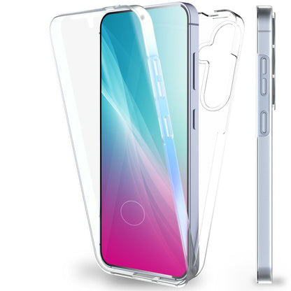 NALIA 360° Hülle für Samsung Galaxy S25 – Vorne & Hinten Schutz – 360GUARD (Full-Body Case) – Marke aus Berlin