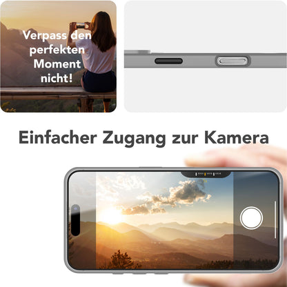 NALIA Magnet-Case für iPhone 16 Pro Max – Klappständer & Kameraschutz – TRITON (Matt-Transparent & Hybrid-Schutz) – Marke aus Berlin