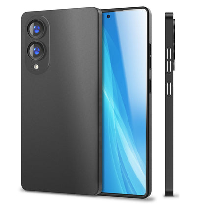 NALIA Ultra Slim Hardcase für Samsung Galaxy S25 Edge – Matt & 0.3mm Dünn – PHANTOM (Hauchdünnes Cover & Kamera-Vollschutz) – Marke aus Berlin