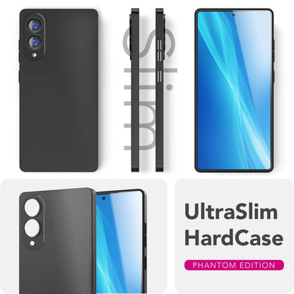NALIA Ultra Slim Hardcase für Samsung Galaxy S25 Edge – Matt & 0.3mm Dünn – PHANTOM (Hauchdünnes Cover & Kamera-Vollschutz) – Marke aus Berlin