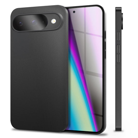NALIA Ultra Slim Hardcase für Google Pixel 9 – Matt & 0.3mm Dünn – PHANTOM (Hauchdünnes Cover & Kamera-Vollschutz) – Marke aus Berlin