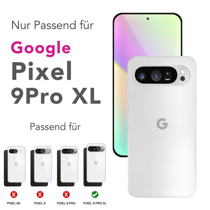 NALIA Ultra Slim Hardcase für Google Pixel 9 Pro XL – Matt & 0.3mm Dünn – PHANTOM (Hauchdünnes Cover & Kamera-Vollschutz) – Marke aus Berlin