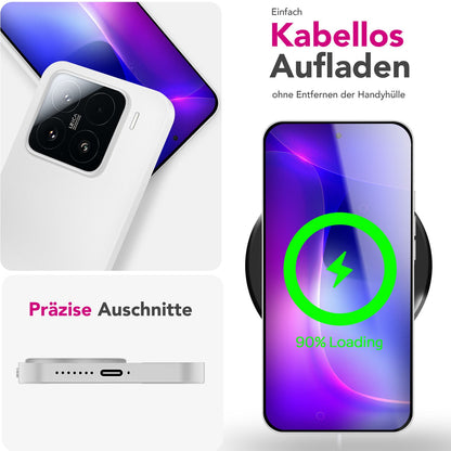 NALIA Ultra Slim Hardcase für Xiaomi 15 – Matt & 0.3mm Dünn – PHANTOM (Hauchdünnes Cover & Kamera-Vollschutz) – Marke aus Berlin