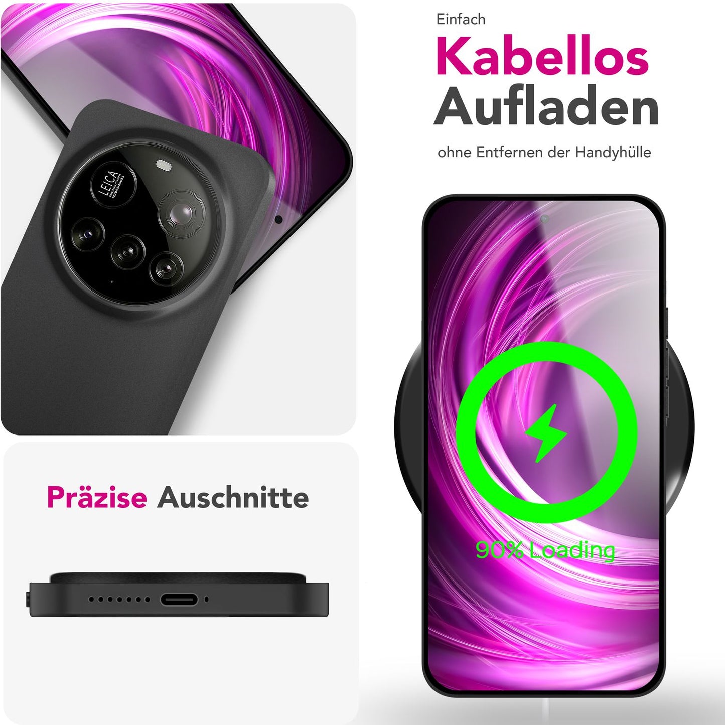 NALIA Ultra Slim Hardcase für Xiaomi 15 Ultra – Matt & 0.3mm Dünn – PHANTOM (Hauchdünnes Cover & Kamera-Vollschutz) – Marke aus Berlin
