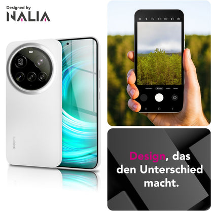NALIA Ultra Slim Hardcase für Xiaomi 15 Ultra – Matt & 0.3mm Dünn – PHANTOM (Hauchdünnes Cover & Kamera-Vollschutz) – Marke aus Berlin