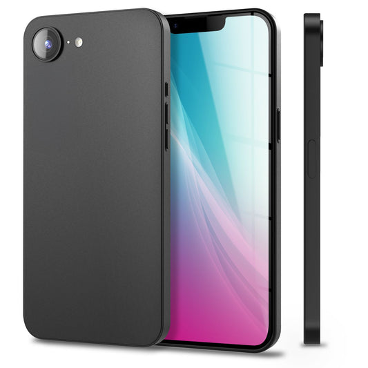 NALIA Ultra Slim Hardcase für iPhone 16e / 17e – Matt & 0.3mm Dünn – PHANTOM (Hauchdünnes Cover & Kamera-Vollschutz) – Marke aus Berlin