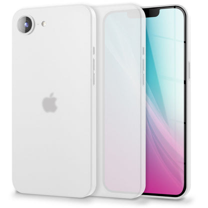 NALIA Ultra Slim Hardcase für iPhone 16e / 17e – Matt & 0.3mm Dünn – PHANTOM (Hauchdünnes Cover & Kamera-Vollschutz) – Marke aus Berlin