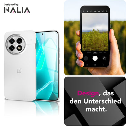 NALIA Ultra Slim Hardcase für OnePlus 13 – Matt & 0.3mm Dünn – PHANTOM (Hauchdünnes Cover & Kamera-Vollschutz) – Marke aus Berlin