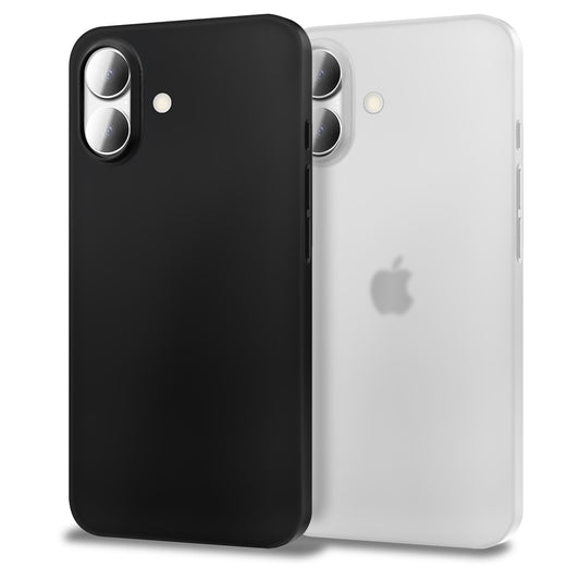 NALIA Ultra Slim Hardcase für iPhone 17 – Matt & 0.3mm Dünn – PHANTOM (Hauchdünnes Cover & Kamera-Vollschutz) – Marke aus Berlin