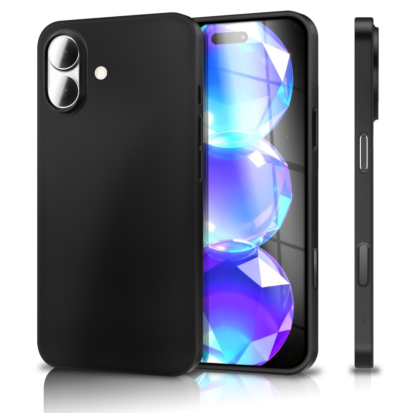 NALIA Ultra Slim Hardcase für iPhone 17 – Matt & 0.3mm Dünn – PHANTOM (Hauchdünnes Cover & Kamera-Vollschutz) – Marke aus Berlin