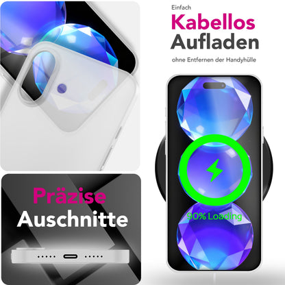NALIA Ultra Slim Hardcase für iPhone 17 – Matt & 0.3mm Dünn – PHANTOM (Hauchdünnes Cover & Kamera-Vollschutz) – Marke aus Berlin