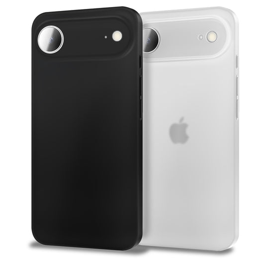 NALIA Ultra Slim Hardcase für iPhone 17 Air – Matt & 0.3mm Dünn – PHANTOM (Hauchdünnes Cover & Kamera-Vollschutz) – Marke aus Berlin
