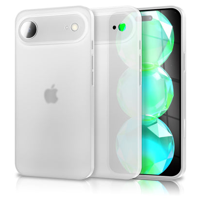 NALIA Ultra Slim Hardcase für iPhone 17 Air – Matt & 0.3mm Dünn – PHANTOM (Hauchdünnes Cover & Kamera-Vollschutz) – Marke aus Berlin