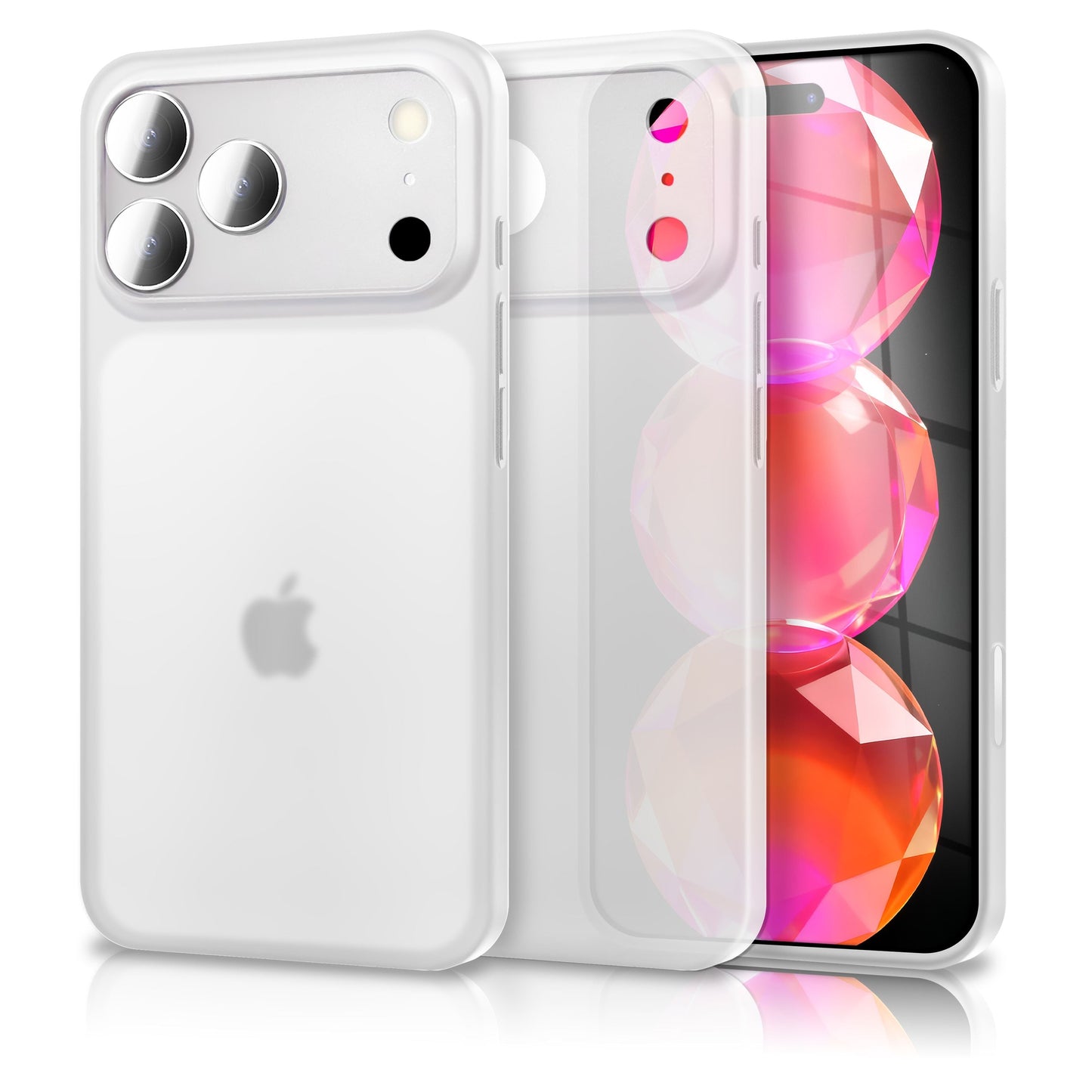 NALIA Ultra Slim Hardcase für iPhone 17 Pro – Matt & 0.3mm Dünn – PHANTOM (Hauchdünnes Cover & Kamera-Vollschutz) – Marke aus Berlin