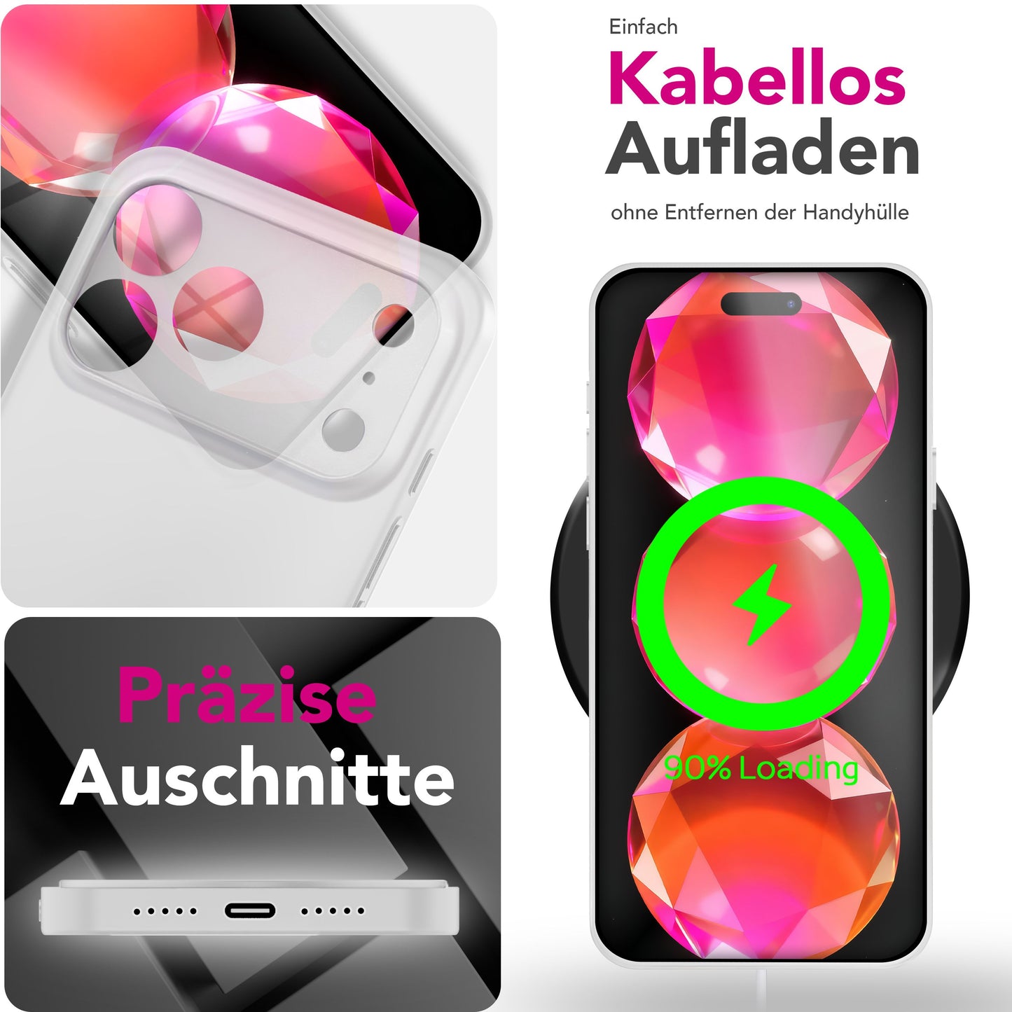 NALIA Ultra Slim Hardcase für iPhone 17 Pro – Matt & 0.3mm Dünn – PHANTOM (Hauchdünnes Cover & Kamera-Vollschutz) – Marke aus Berlin