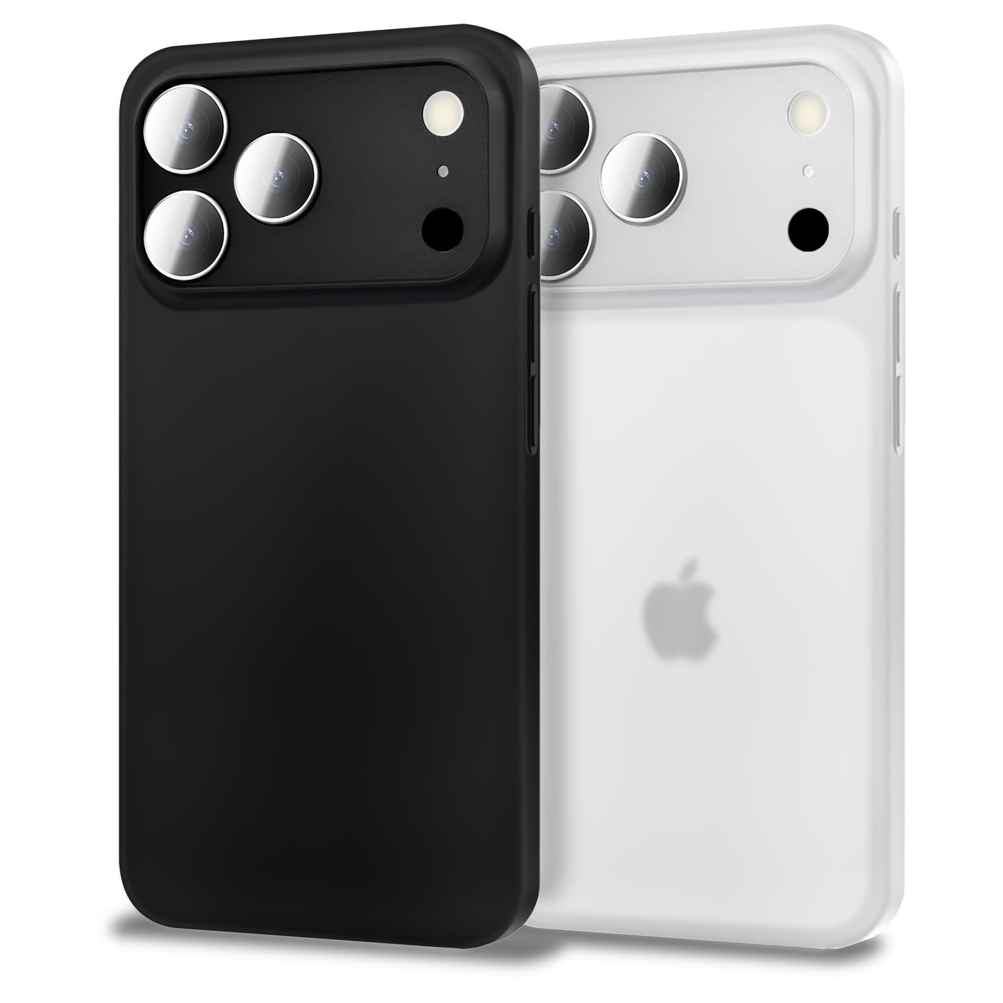 NALIA Ultra Slim Hardcase für iPhone 17 Pro Max – Matt & 0.3mm Dünn – PHANTOM (Hauchdünnes Cover & Kamera-Vollschutz) – Marke aus Berlin