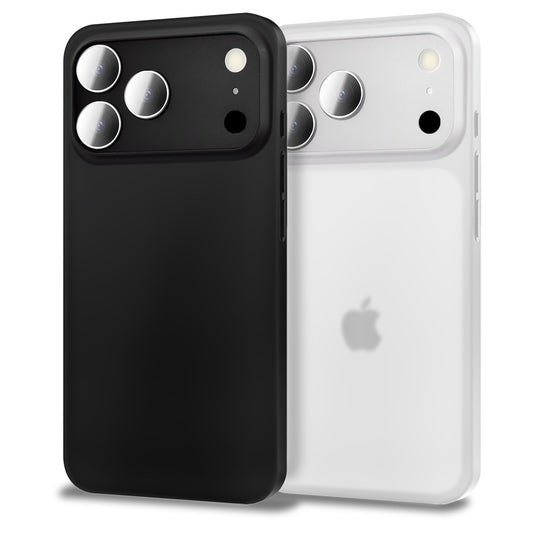 NALIA Ultra Slim Hardcase für iPhone 17 Pro Max – Matt & 0.3mm Dünn – PHANTOM (Hauchdünnes Cover & Kamera-Vollschutz) – Marke aus Berlin