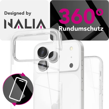 NALIA 360° Hülle für iPhone 17 Pro – Vorne & Hinten Schutz – 360GUARD (Full-Body Case) – Marke aus Berlin