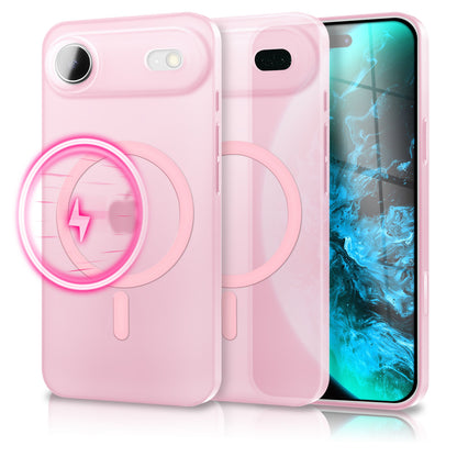 NALIA Ultra-Slim Hardcase für iPhone 17 Air – MagSafe kompatibel & 0.3mm Dünn – THINIX (Matte Semi-Transparente Hülle) – Marke aus Berlin