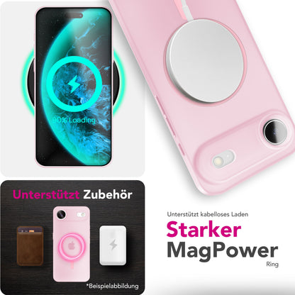 NALIA Ultra-Slim Hardcase für iPhone 17 Air – MagSafe kompatibel & 0.3mm Dünn – THINIX (Matte Semi-Transparente Hülle) – Marke aus Berlin